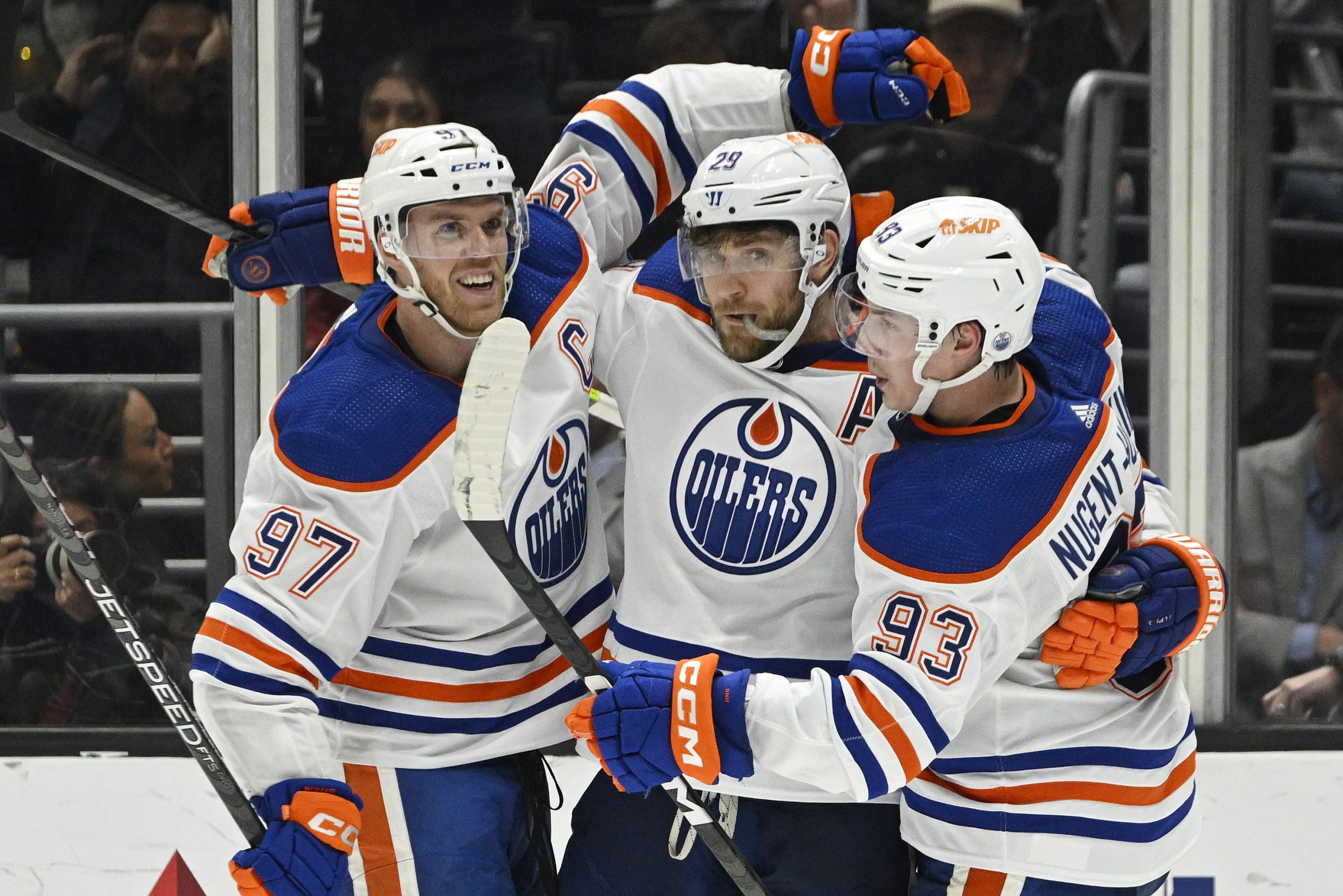 The Edmonton Oilers have no shortage of star power to cheer on and root for. Photo by Mark J. Terrill/AP.