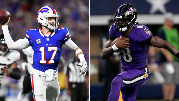 Josh Allen and Lamar Jackson props