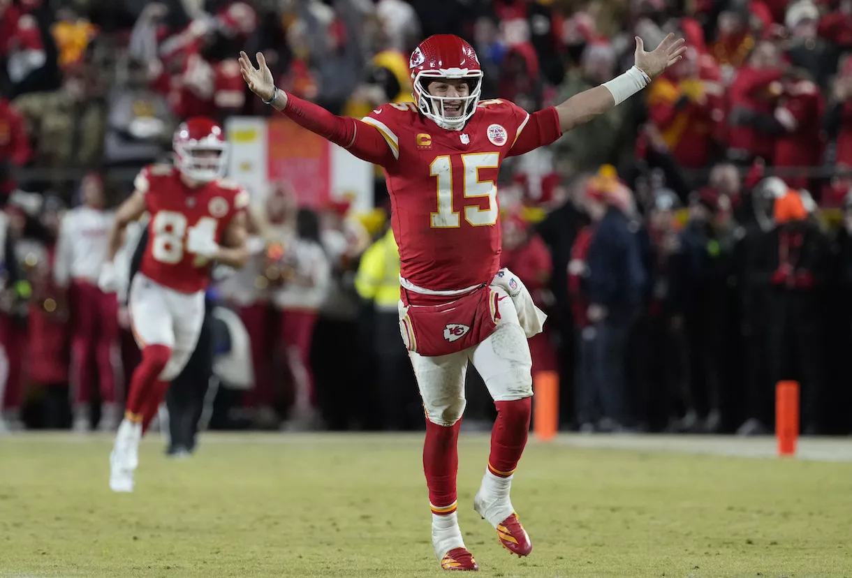 Patrick Mahomes has led the Kansas City Chiefs to three consecutive Super Bowls. Photo by Ed Zurga/AP.