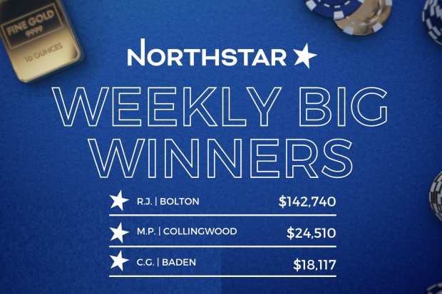 Each week at NorthStar Bets, players from around the province spin, bet, and win big. But only a handful rise to the top of our NorthStar Bets Weekly Big Winners list.