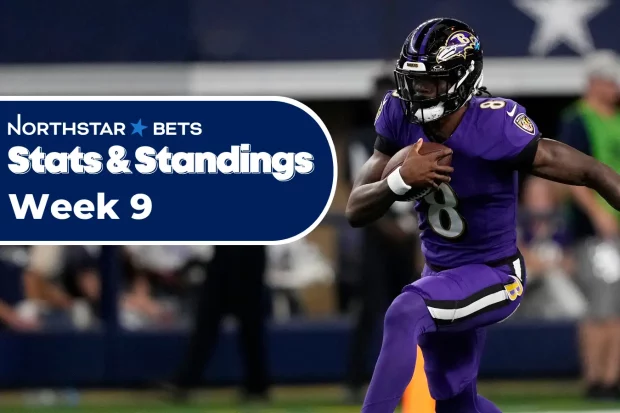 NFL Week 9 Stats and Standings.