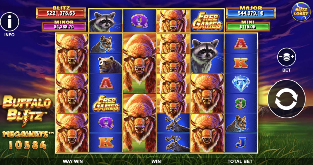 buffalo blitz megaways