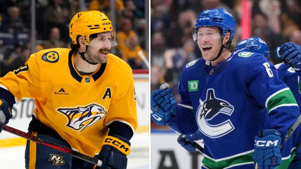 Canucks vs. Predators prop picks