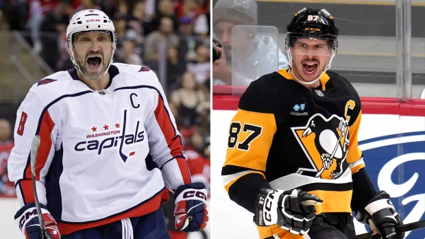Sidney Crosby and Alexander Ovechkin props