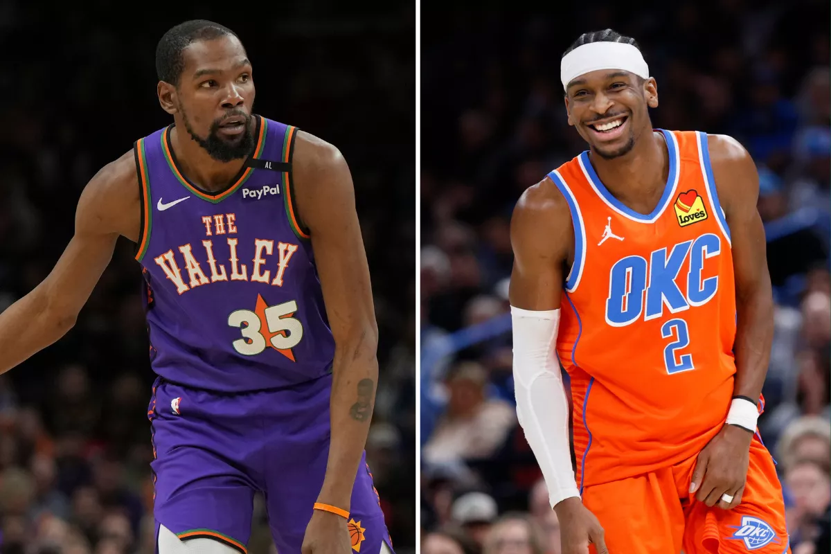 The OKC Thunder are favoured to win the 2025-26 NBA Finals. Photos by AP.