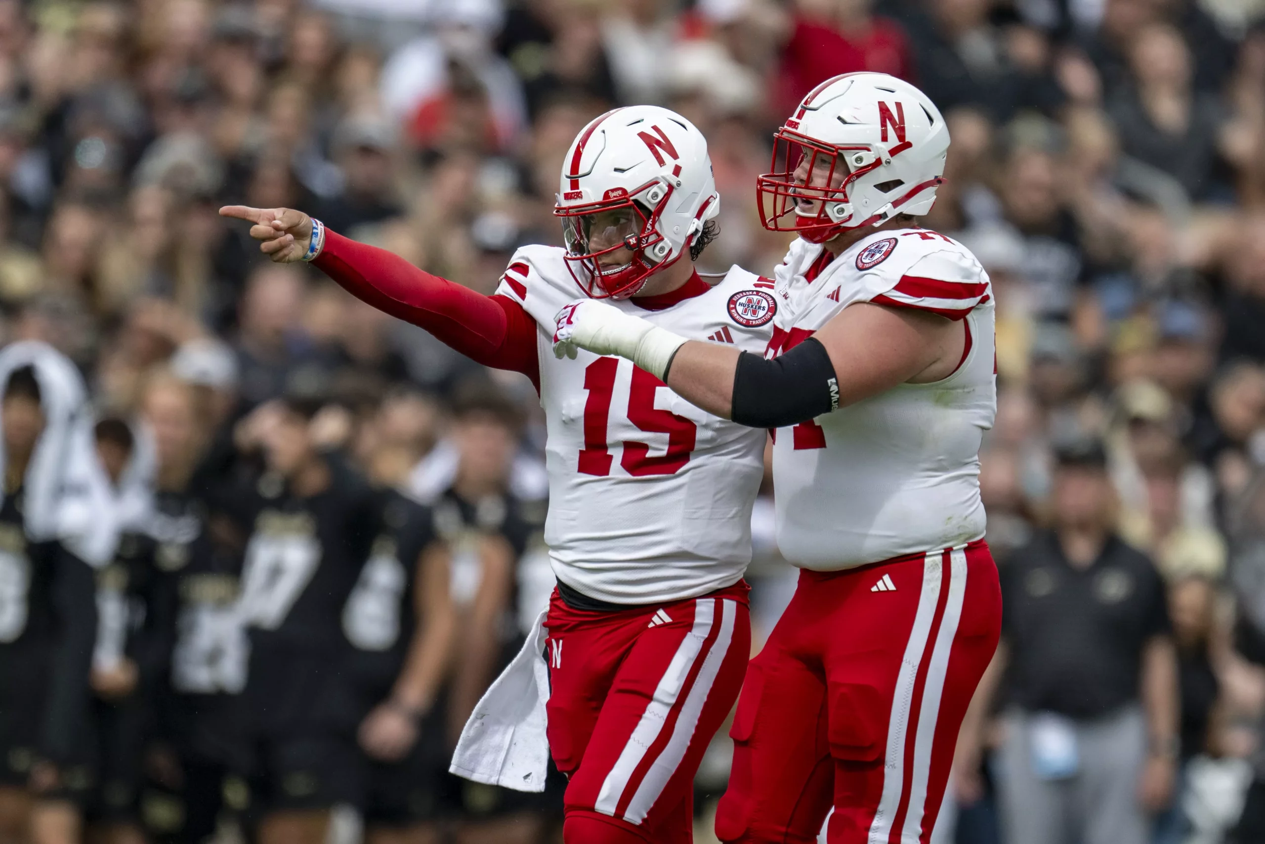 Dylan Raiola had 245 yards and two touchdowns in Nebraska