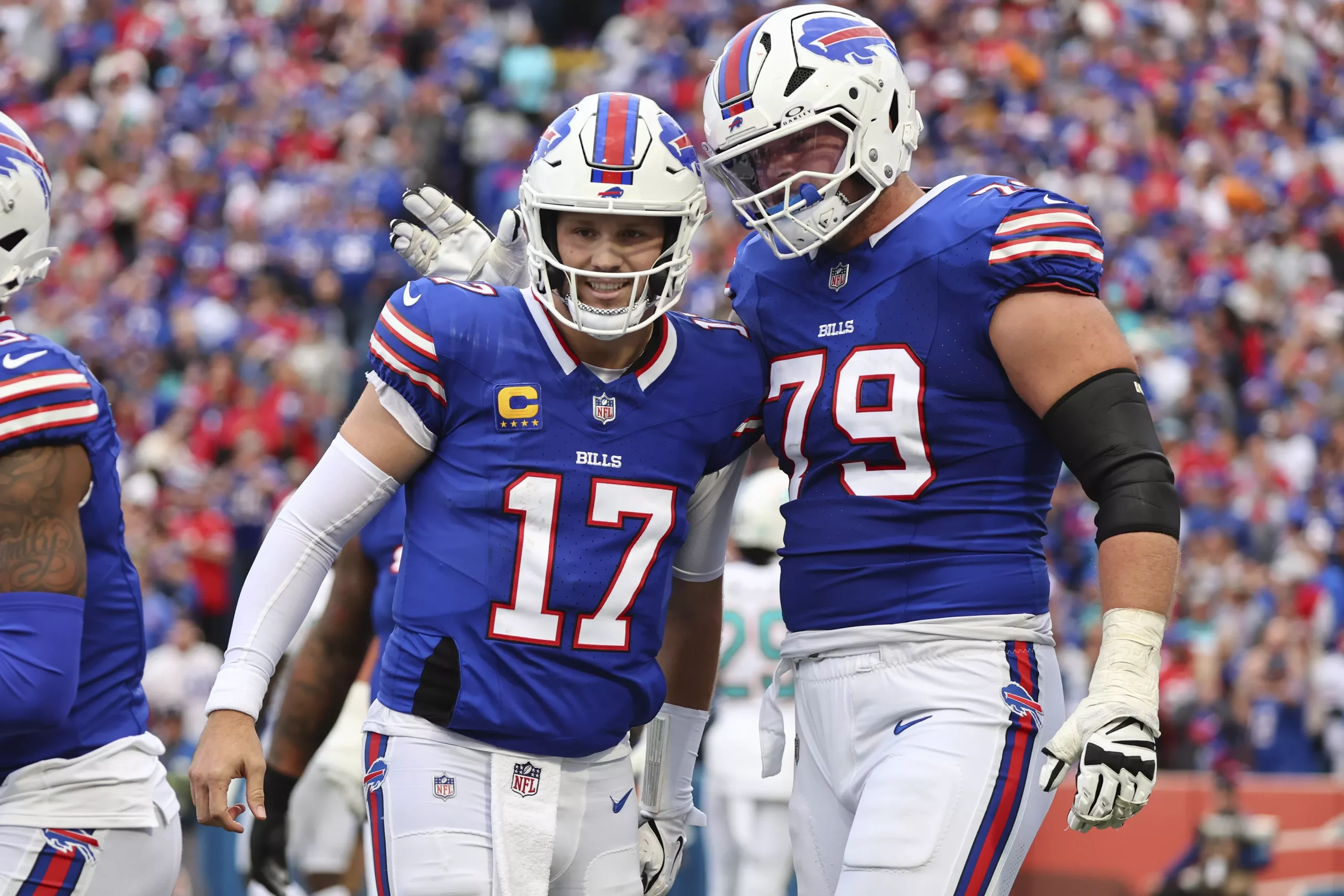 Buffalo is 11-0 at home since the start of the 2024 season. Photo by Jeffrey T. Barnes/AP.