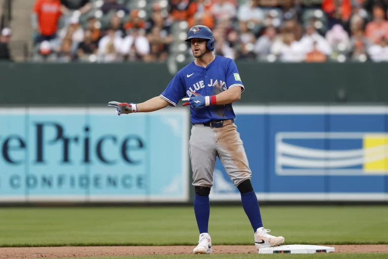 Ernie Clement has a 150 wRC+ against left-handed pitchers this season, which ranks 15th among 151 qualified hitters.