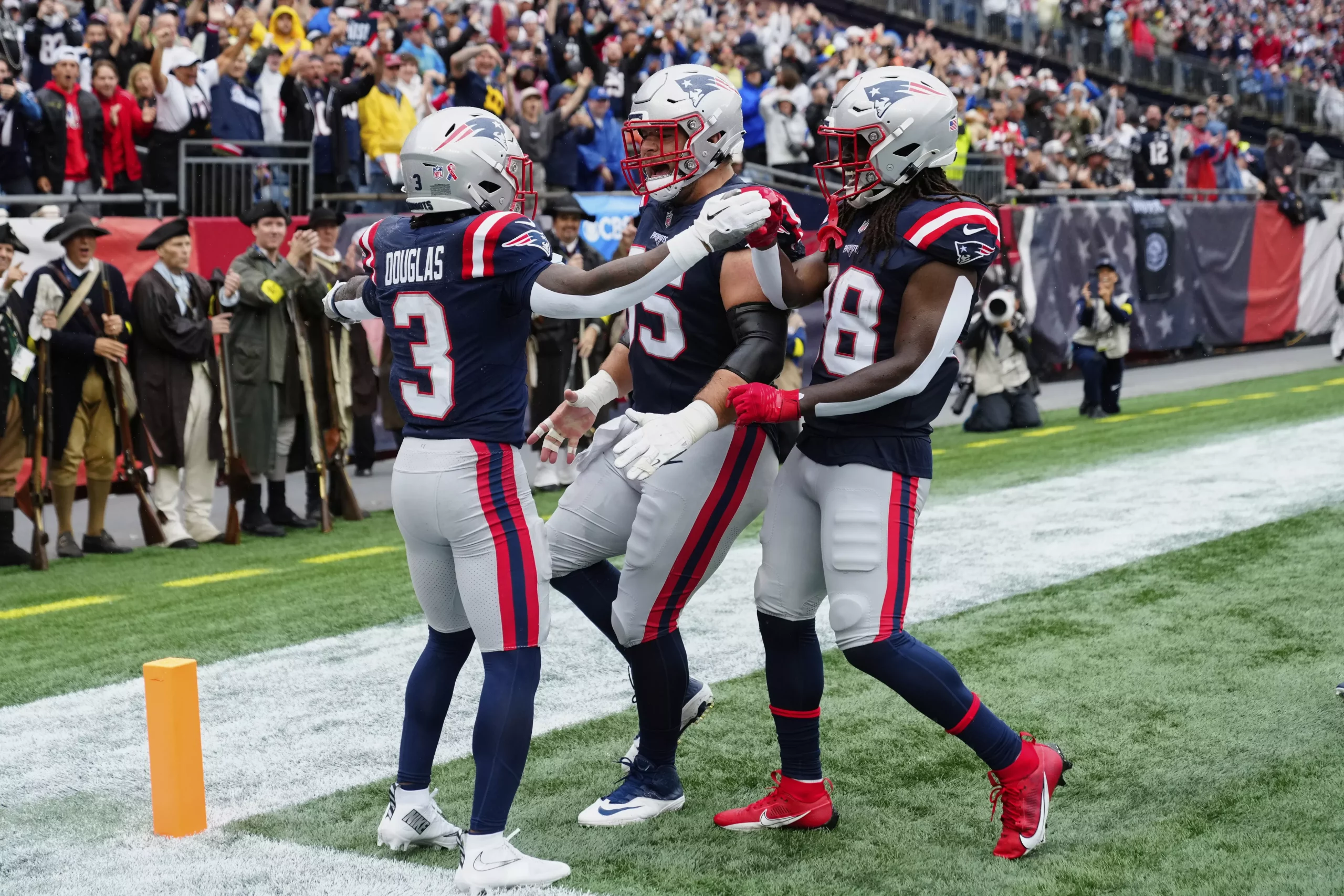New England is a 1.5-point road underdog. Photo by Robert F. Bukaty/AP.