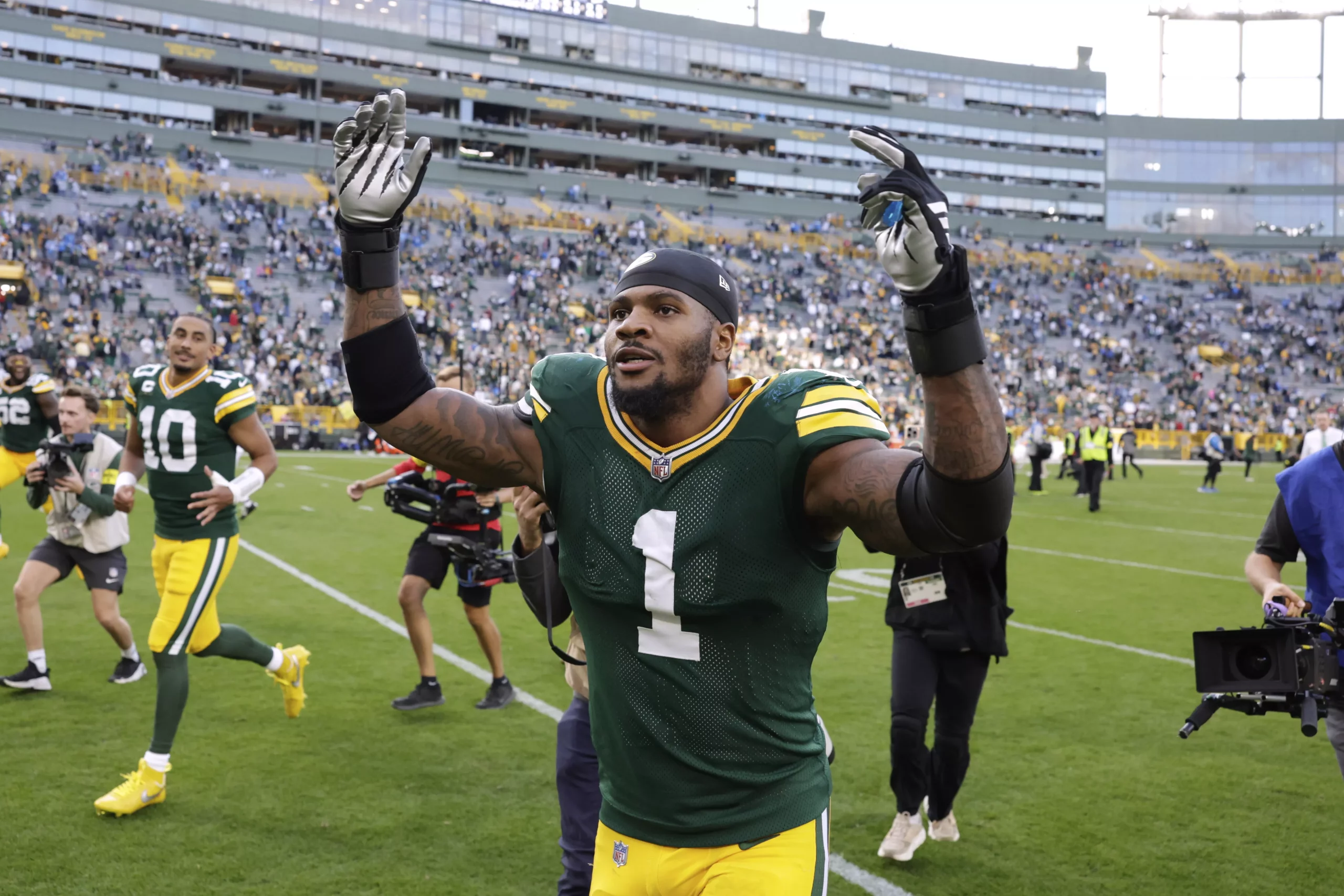 Green Bay is +700 to win the Super Bowl. Photo by Matt Ludtke/AP.