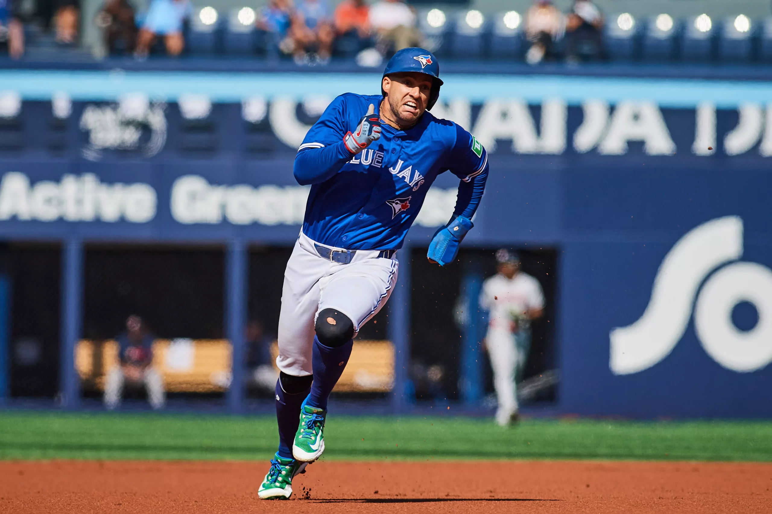 George Springer has scored 15 runs in his past 11 games. Photo by Sammy Kogan/CP.