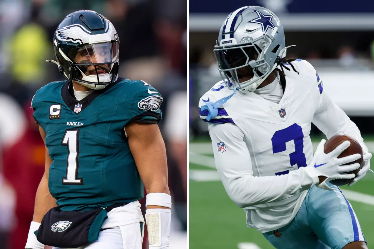 Jalen Hurts had 19 carries inside the five-yard line during the 2024 regular season. Photos by AP.