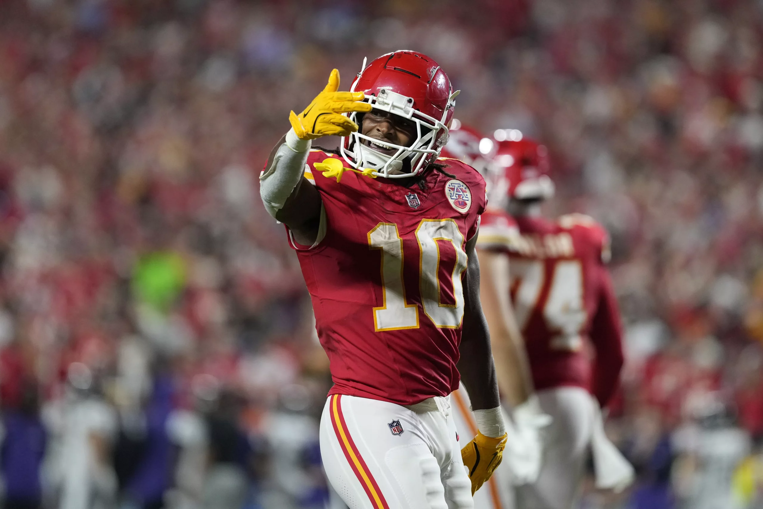 Back Pacheco to clear his rushing total on Monday Night Football! Photo by Ed Zurga/AP.