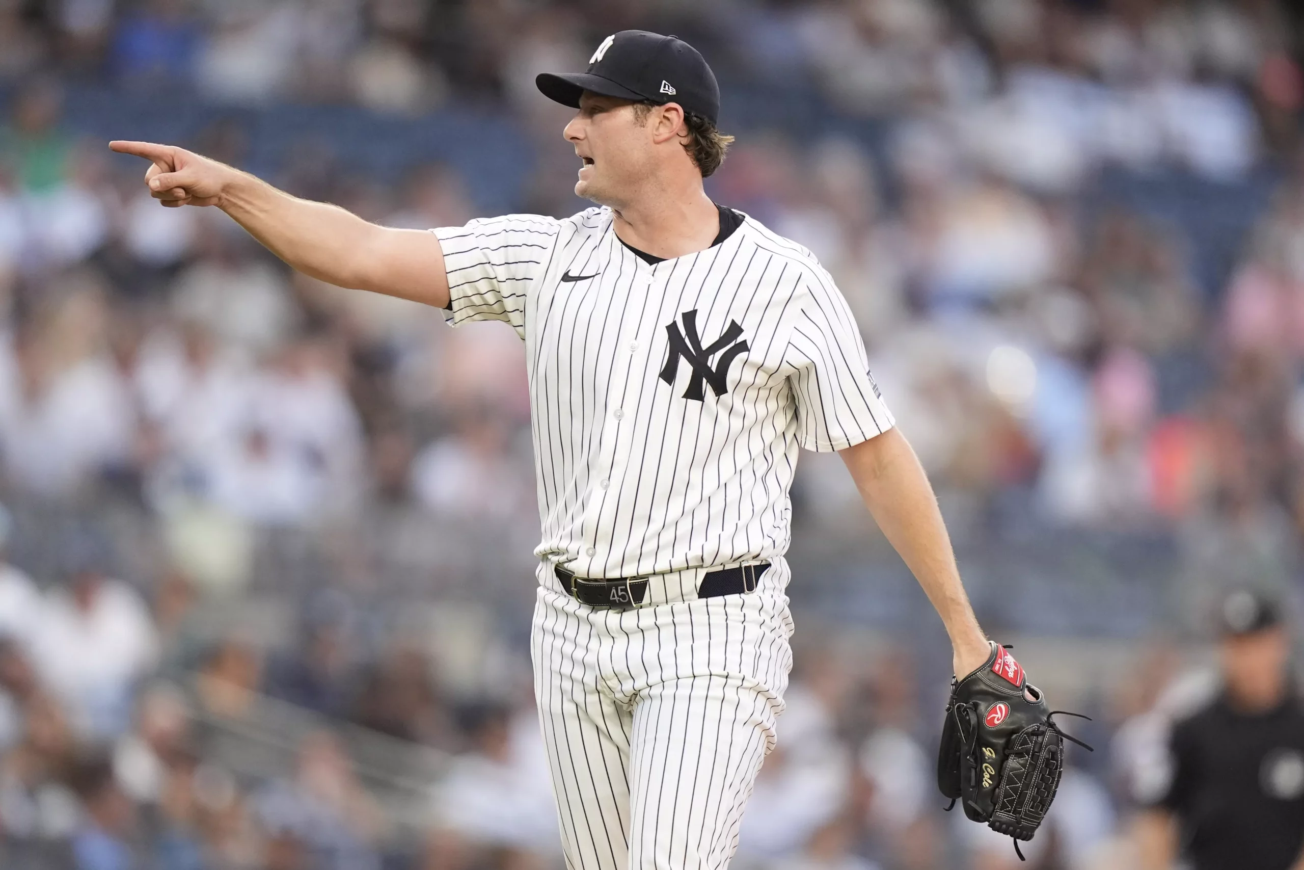 Gerrit Cole missed the entire 2025 season recovering from an elbow injury. Photo by Frank Franklin II/AP.
