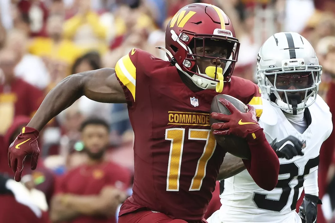 Bet on Terry McLaurin to ball out against the Kansas City Chiefs. Photo by Daniel Kucin Jr./AP.