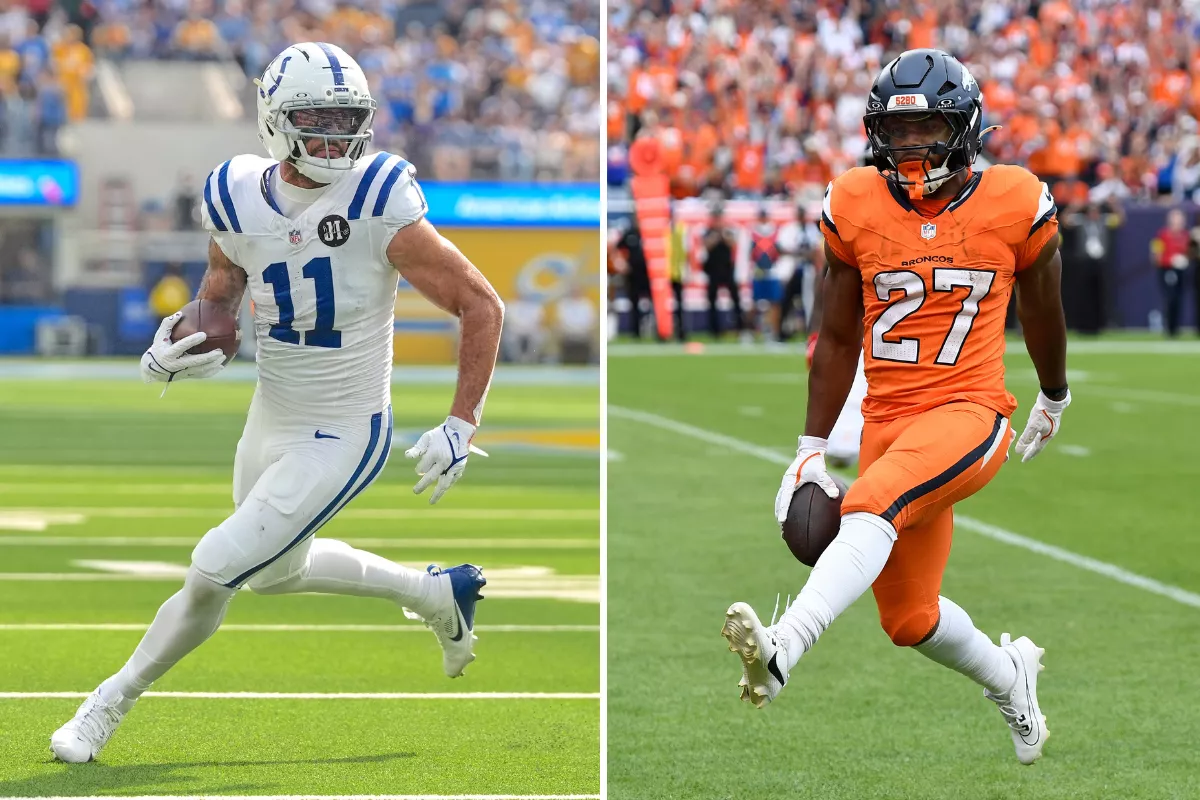 Michael Pittman has been targeted inside the five-yard line in three of his past four games. Photos by AP.