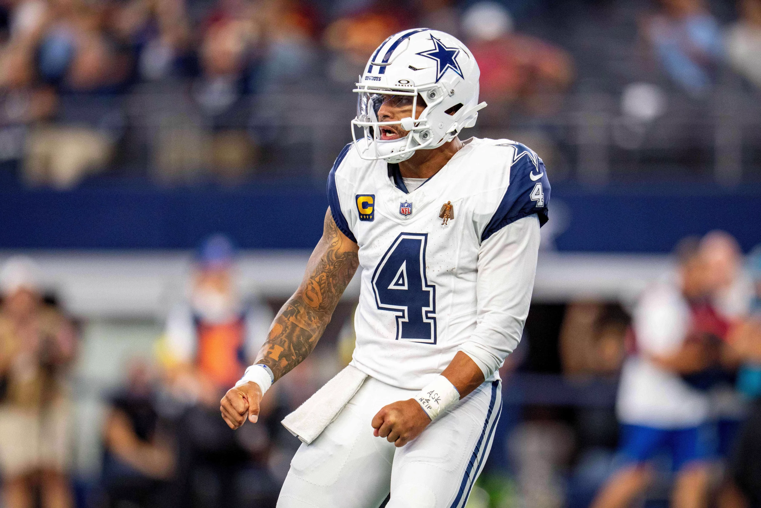 Back Dallas to win on Thanksgiving.  Photo by Jeffrey McWhorter/AP.