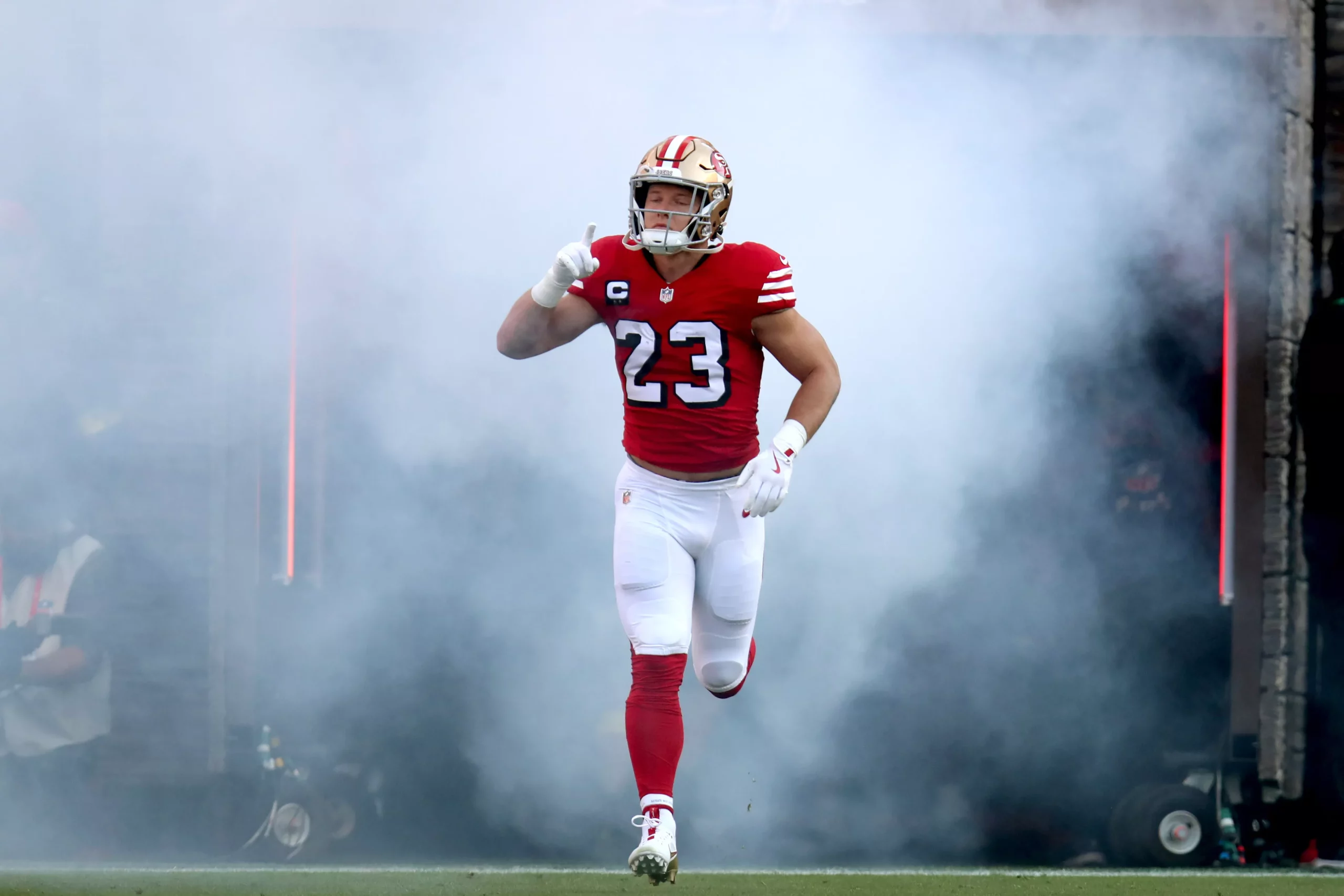 Christian McCaffrey has at least six targets and 40 receiving yards in all 11 games so far this season. Photo by Scot Tucker/AP.