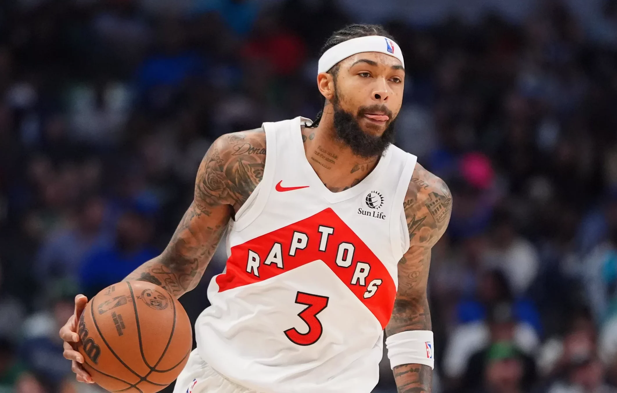 Brandon Ingram is averaging 31.6 points/rebounds/assists so far this season. Photo by LM Otero/AP.