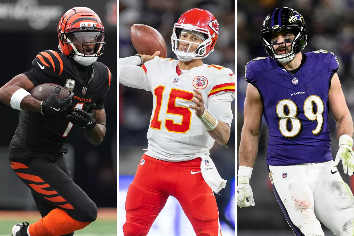 Patrick Mahomes has thrown for 250+ yards in eight straight games and is averaging 270.6 YPG on the season. Photos by AP.