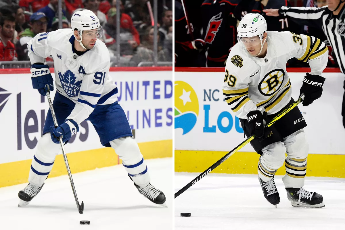 Check out these props for the Leafs vs. Bruins game. Photos by AP.