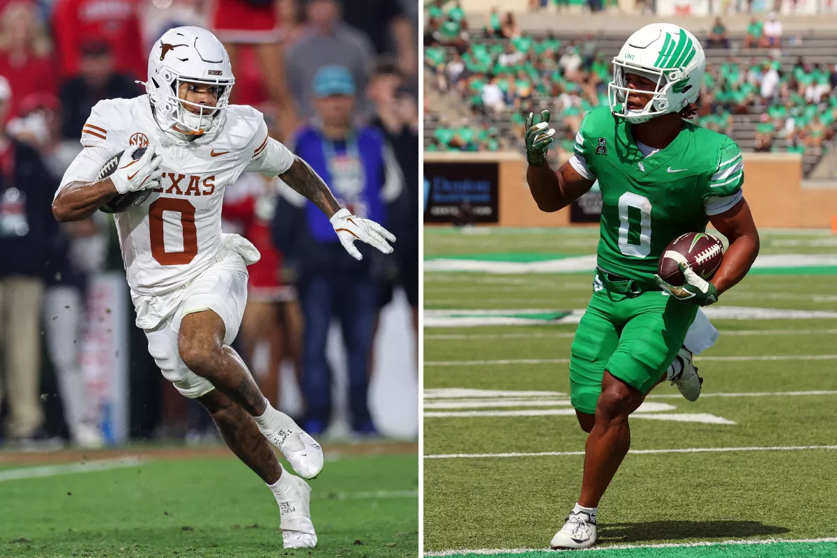 North Texas is 8-2 ATS this season with the No. 1 scoring offence in the country. Photos by AP.