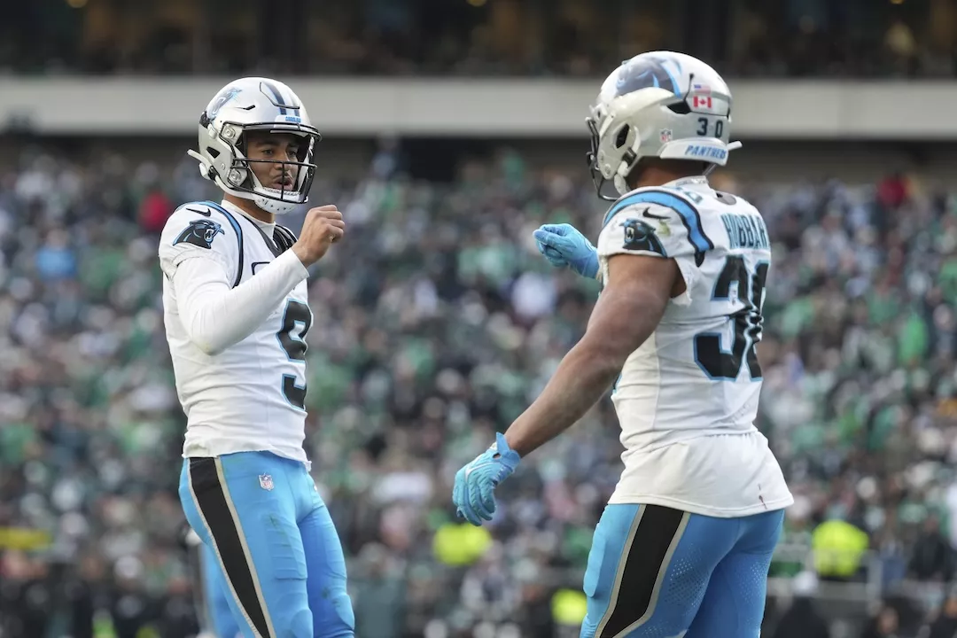 Bet on Bryce Young and Chuba Hubbard for the Carolina Panthers. Photo by Peter Joneleit/AP.