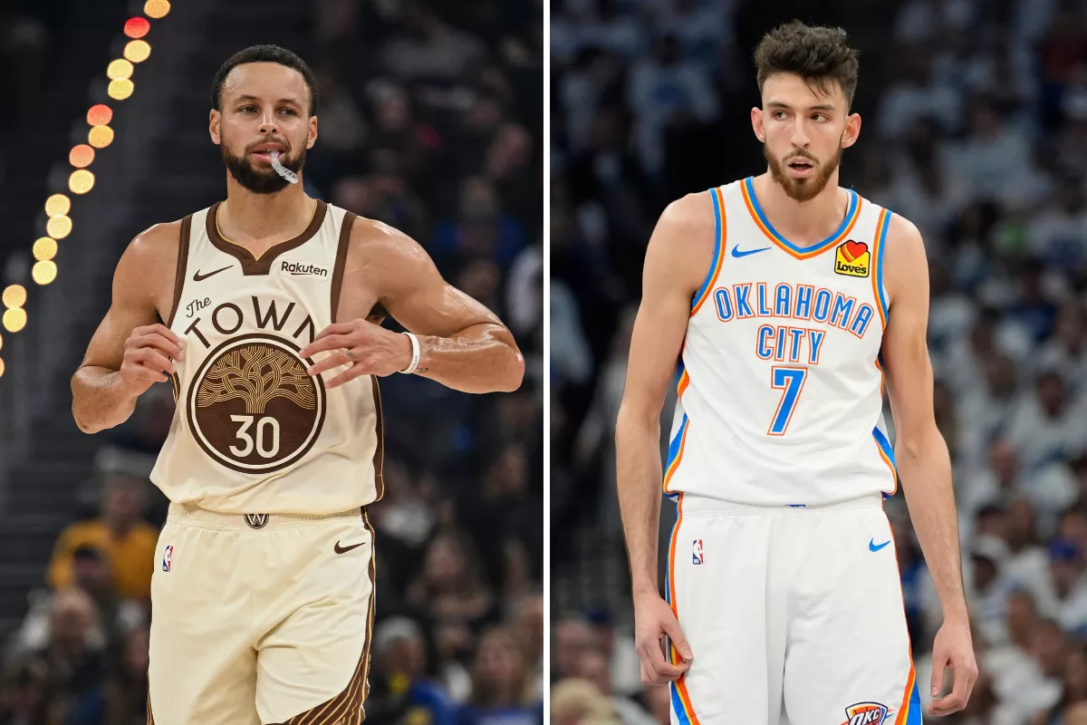 Steph Curry has 4+ threes in nine of his past 10 games vs. the Thunder. Photos by AP.