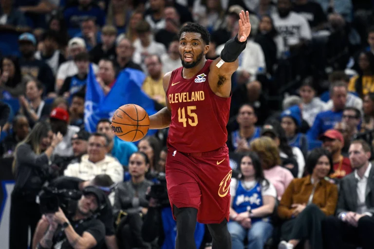 Donovan Mitchell could be off the ball more tonight if James Harden makes his Cleveland debut.