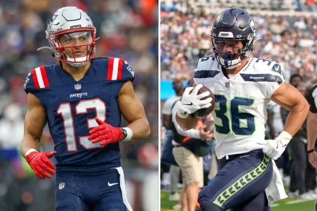 George Holani rushed for 3.1 yards per carry this season. He had just three yards on four rushes in the NFC championship game.